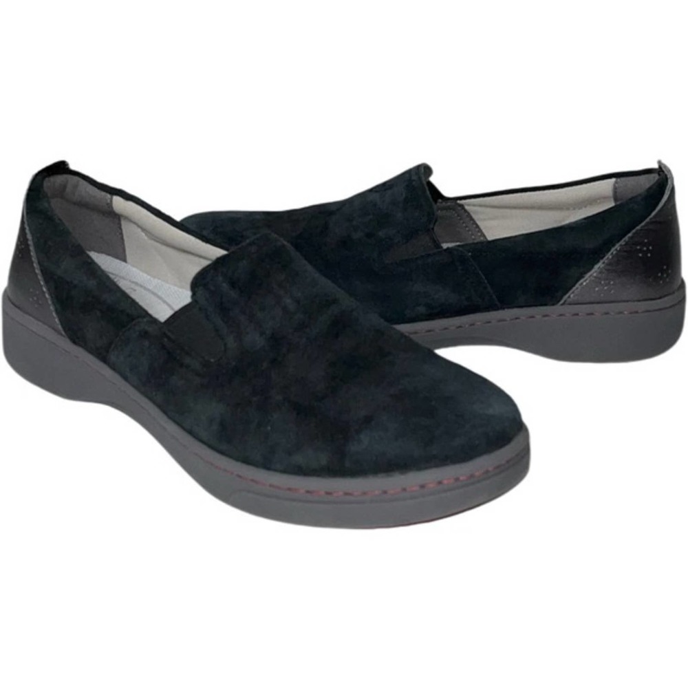 Dansko Belle Suede Slip-On Sneaker women's size 41 | US 10.5-11 Black